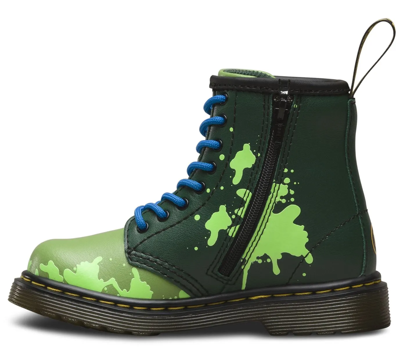 1460 Kids TMNT Leo L Green T Lamper Boots