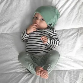 3PCS Set Newborn Kids Baby Boys Girls Outfits Clothes Tops T-Shirts Long Sleeve   Pants Legging   Hat Casual Clothing