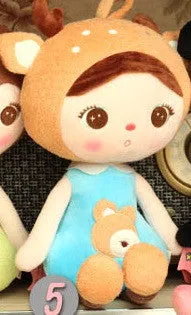 50cm Unique Gifts high quality Sweet Cute Angela rabbit doll Metoo baby plush doll for kids panda butterfly bee poupee dolls