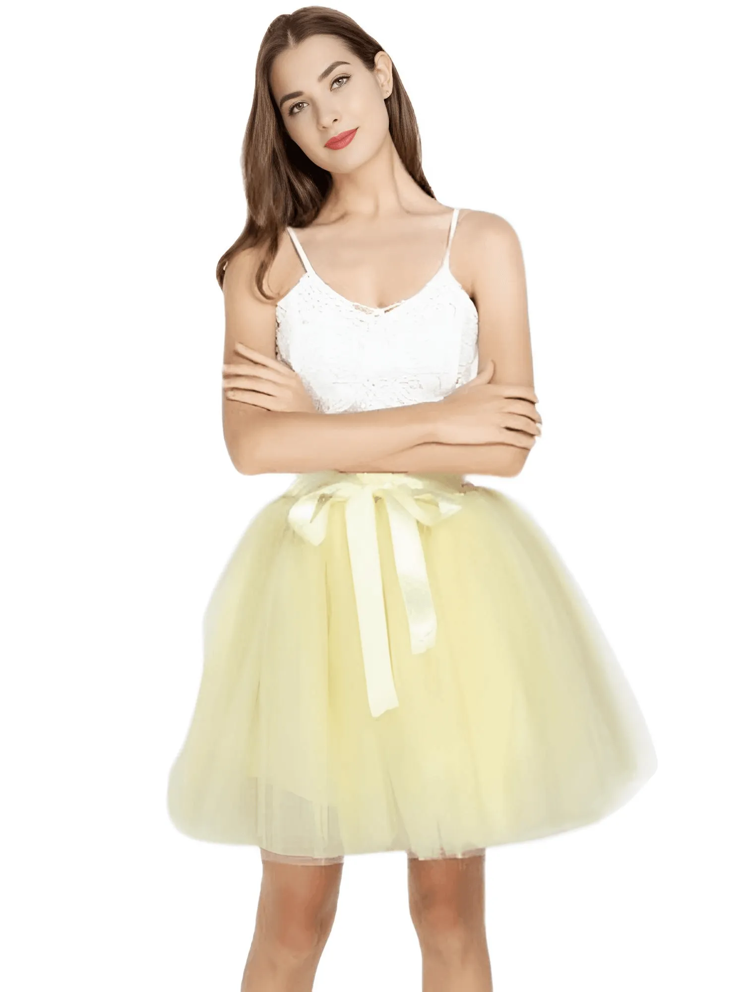 7 Layer High Waist Tutu Tulle Skirts For Women - In 22 Colors!