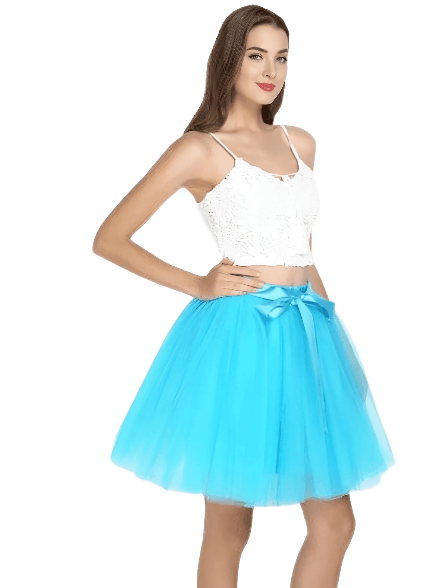 7 Layer High Waist Tutu Tulle Skirts For Women - In 22 Colors!