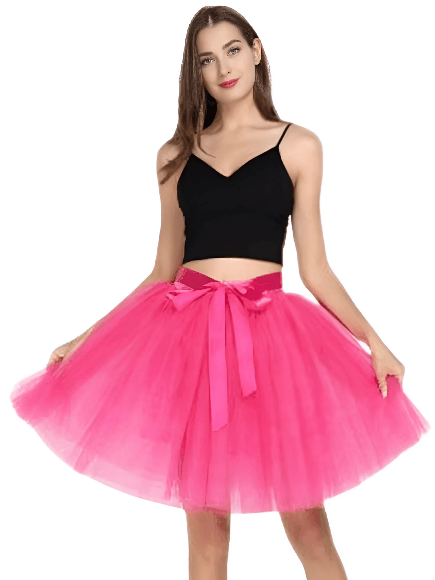 7 Layer High Waist Tutu Tulle Skirts For Women - In 22 Colors!