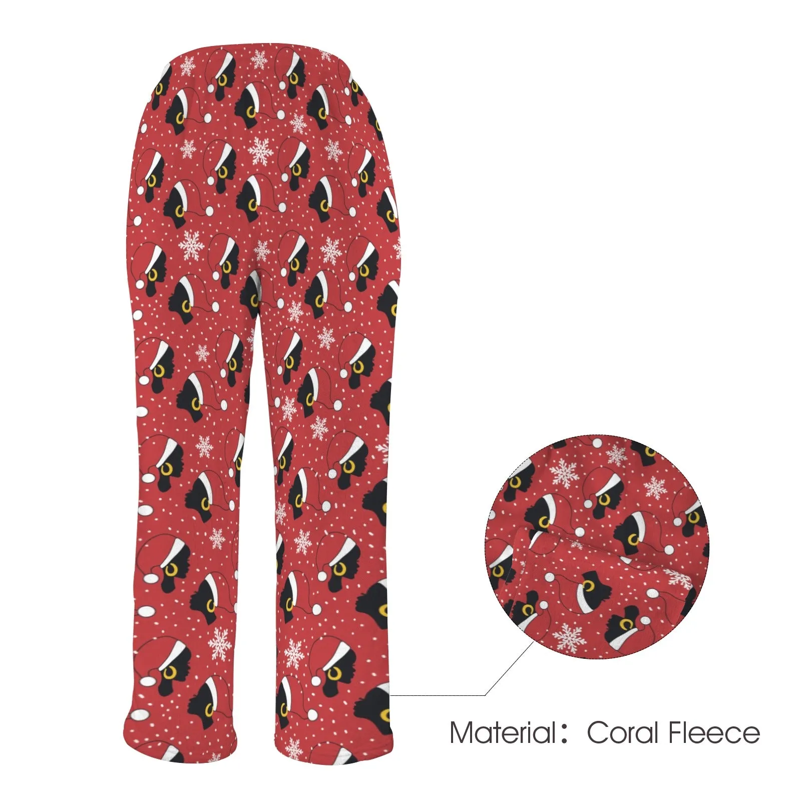 A Diva Christmas Women's Coral Fleece Pajama Pants