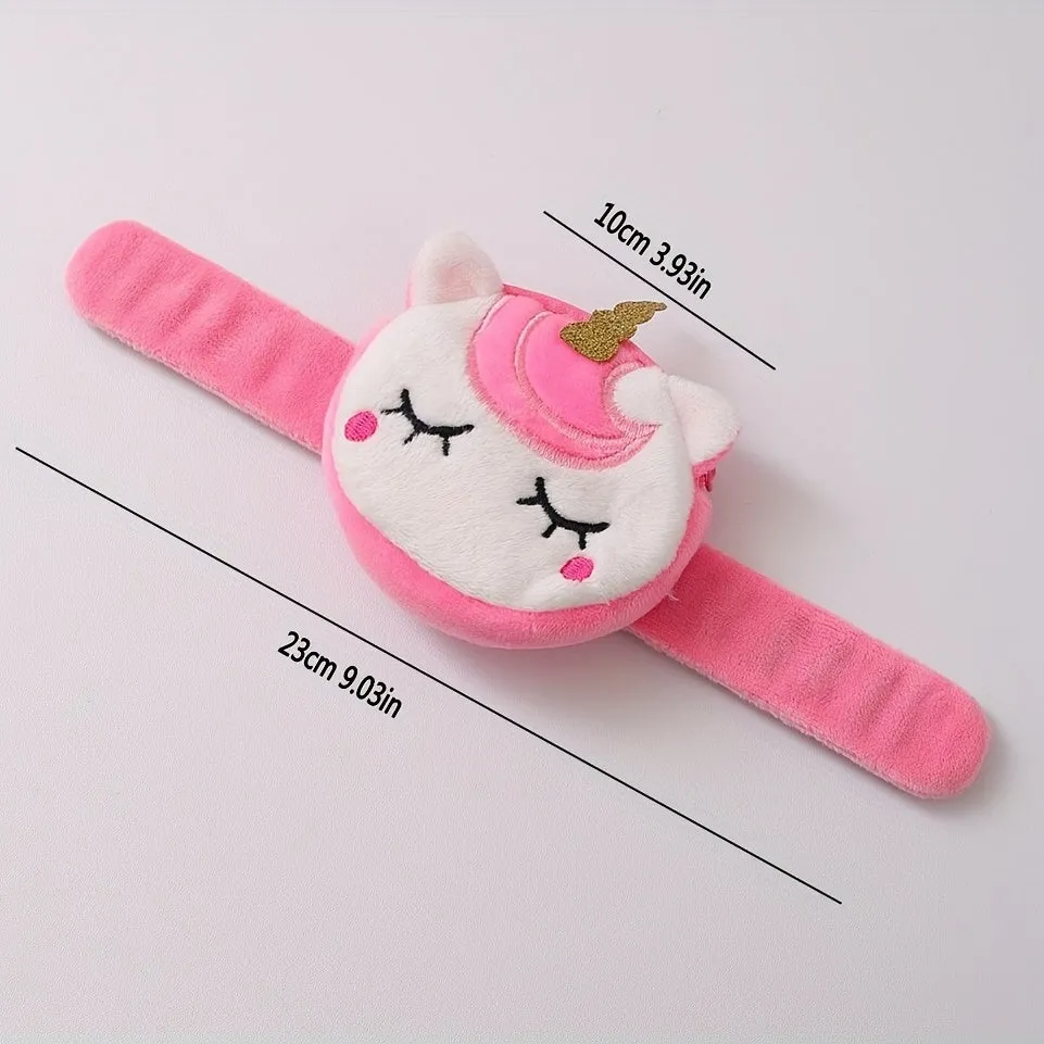 Adorable Mini Plush Unicorn Coin Purse Bracelet  Perfect Gift