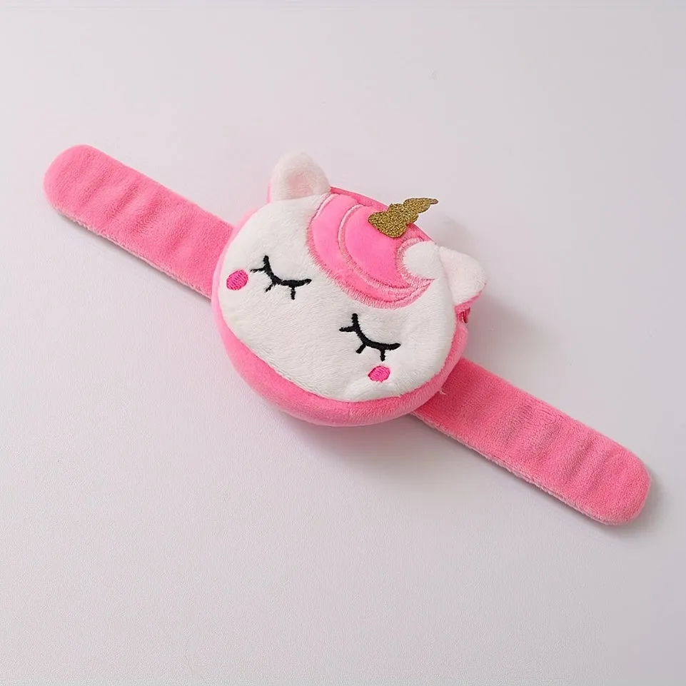 Adorable Mini Plush Unicorn Coin Purse Bracelet  Perfect Gift