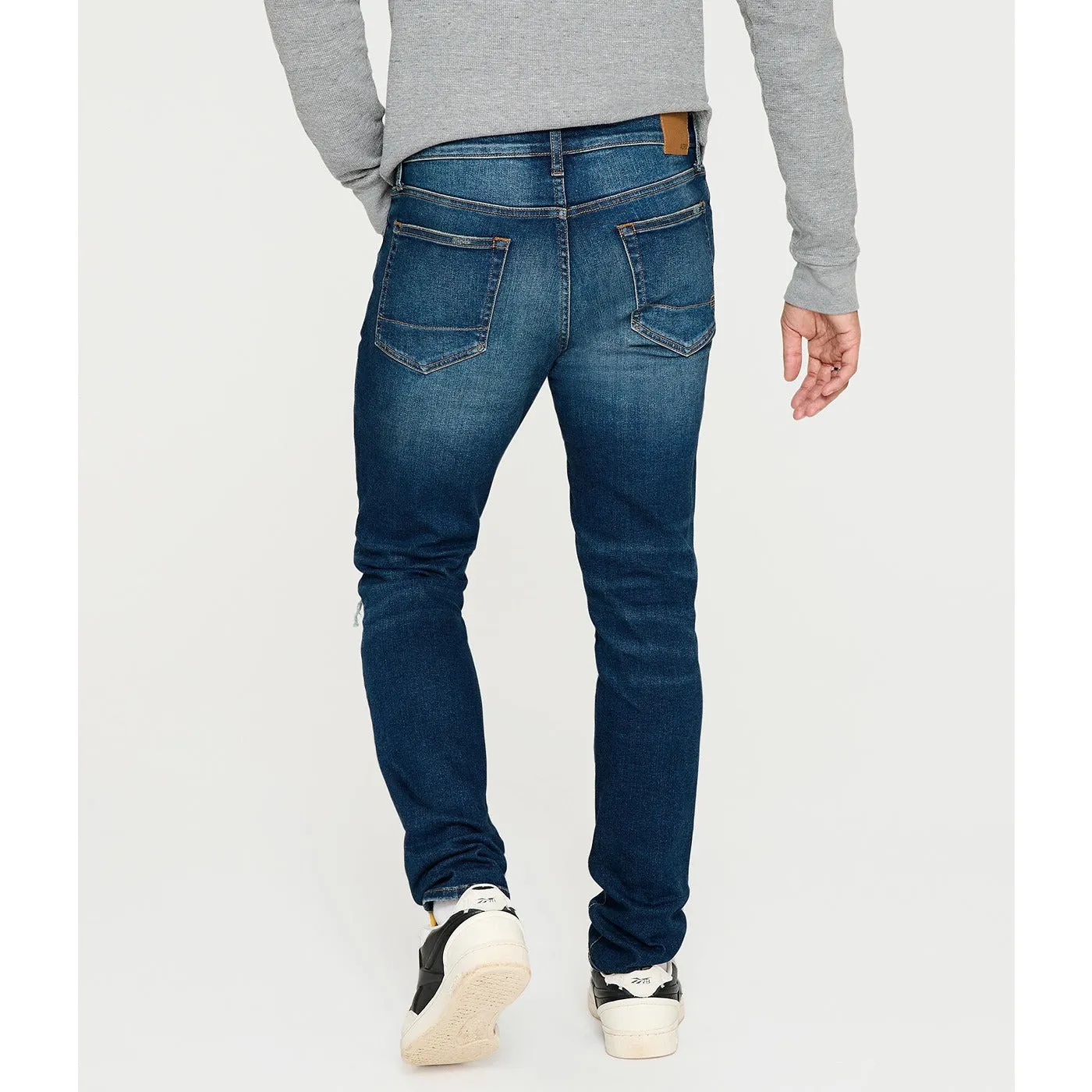 AERO Mid Blue Super Skinny Soft Jean