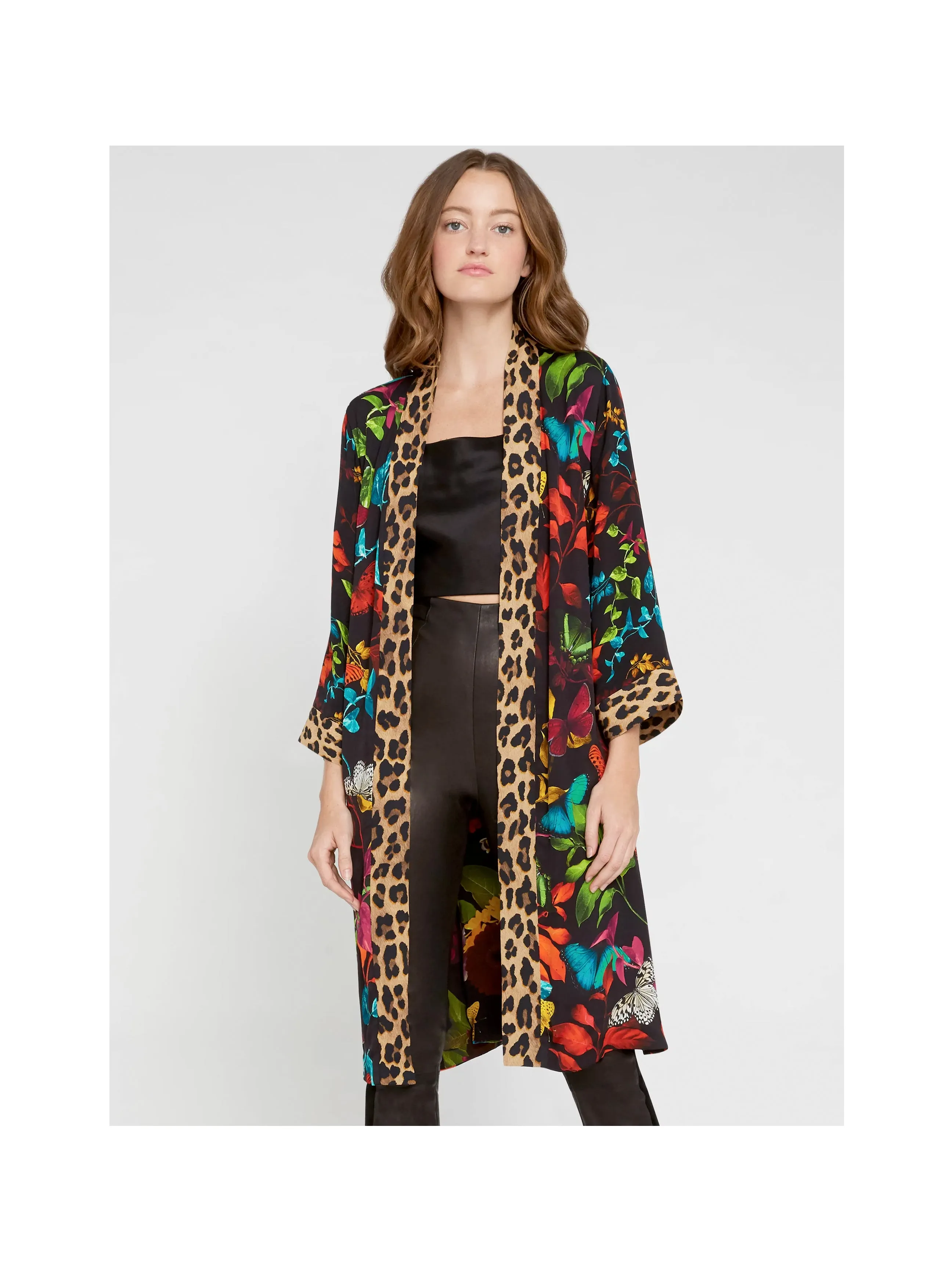 Alice   Olicia - Avila Reversible Kimono Multi Garden/Combo