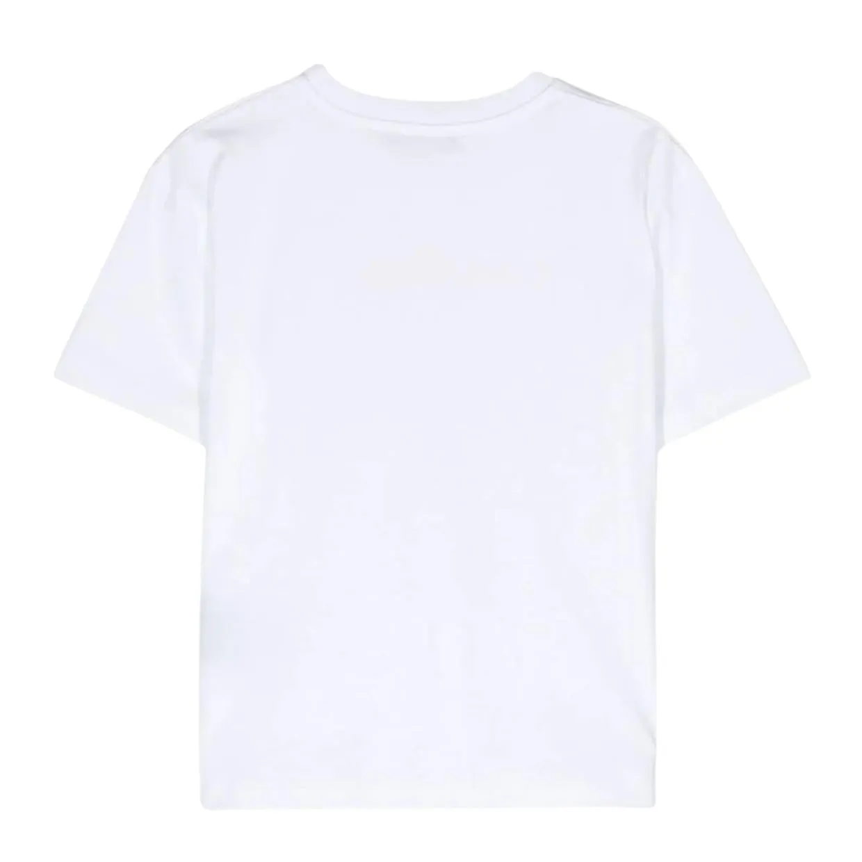 Balmain Kids Contrast Logo White T-Shirt