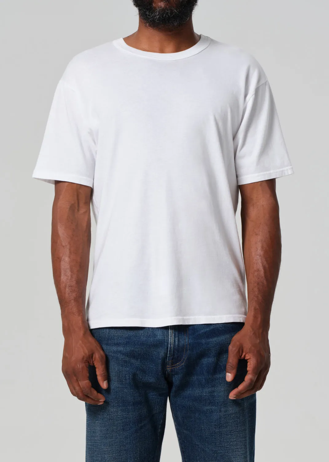 Box Tee in White