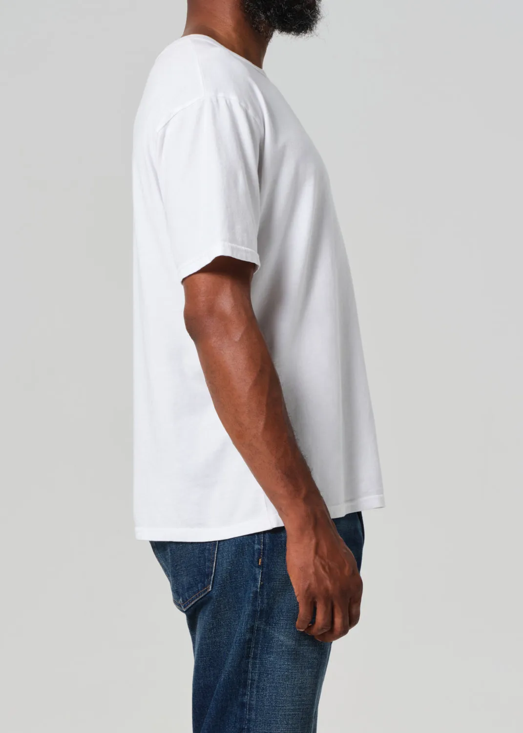 Box Tee in White