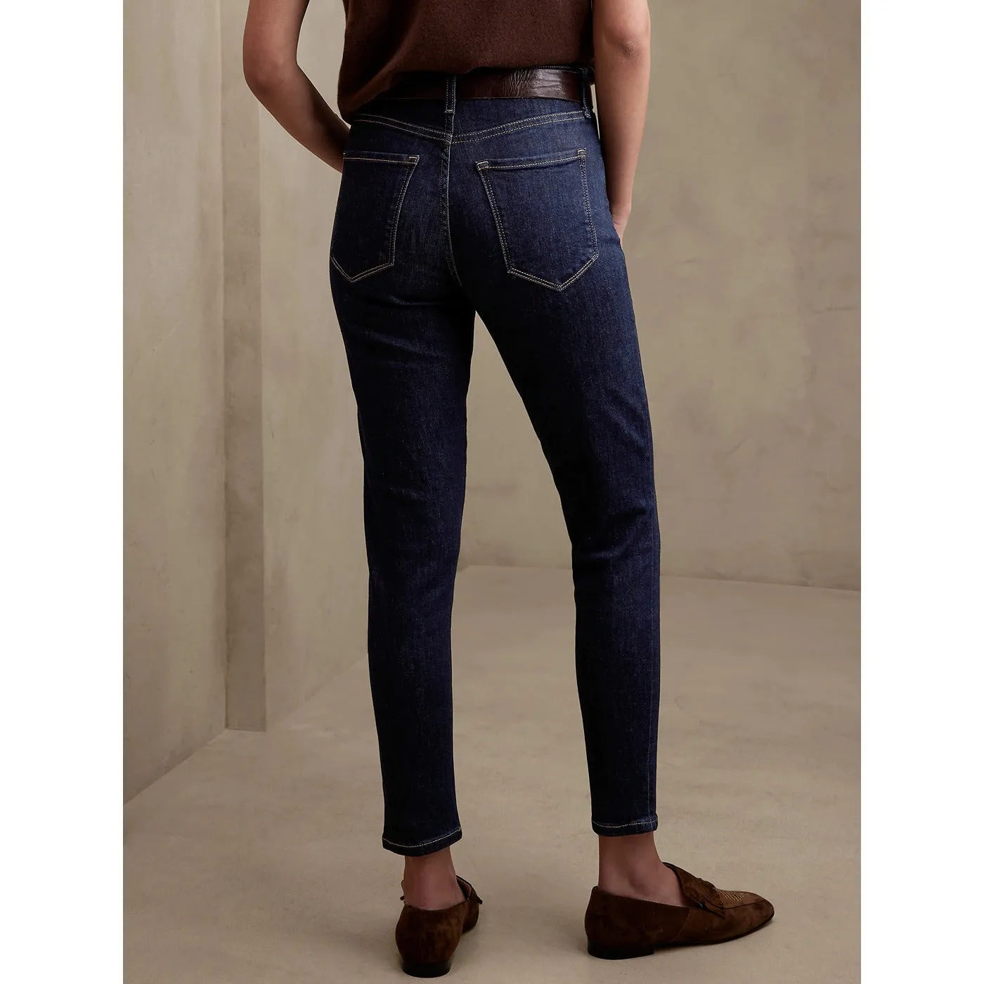 BR High Rise Rinse Skinny Jeans