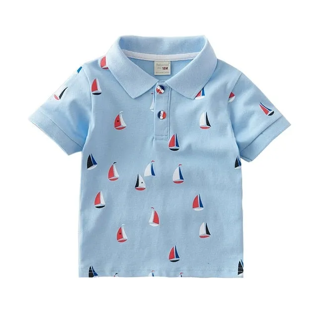 Chumhey High Quality Summer Cotton Boys Shirts