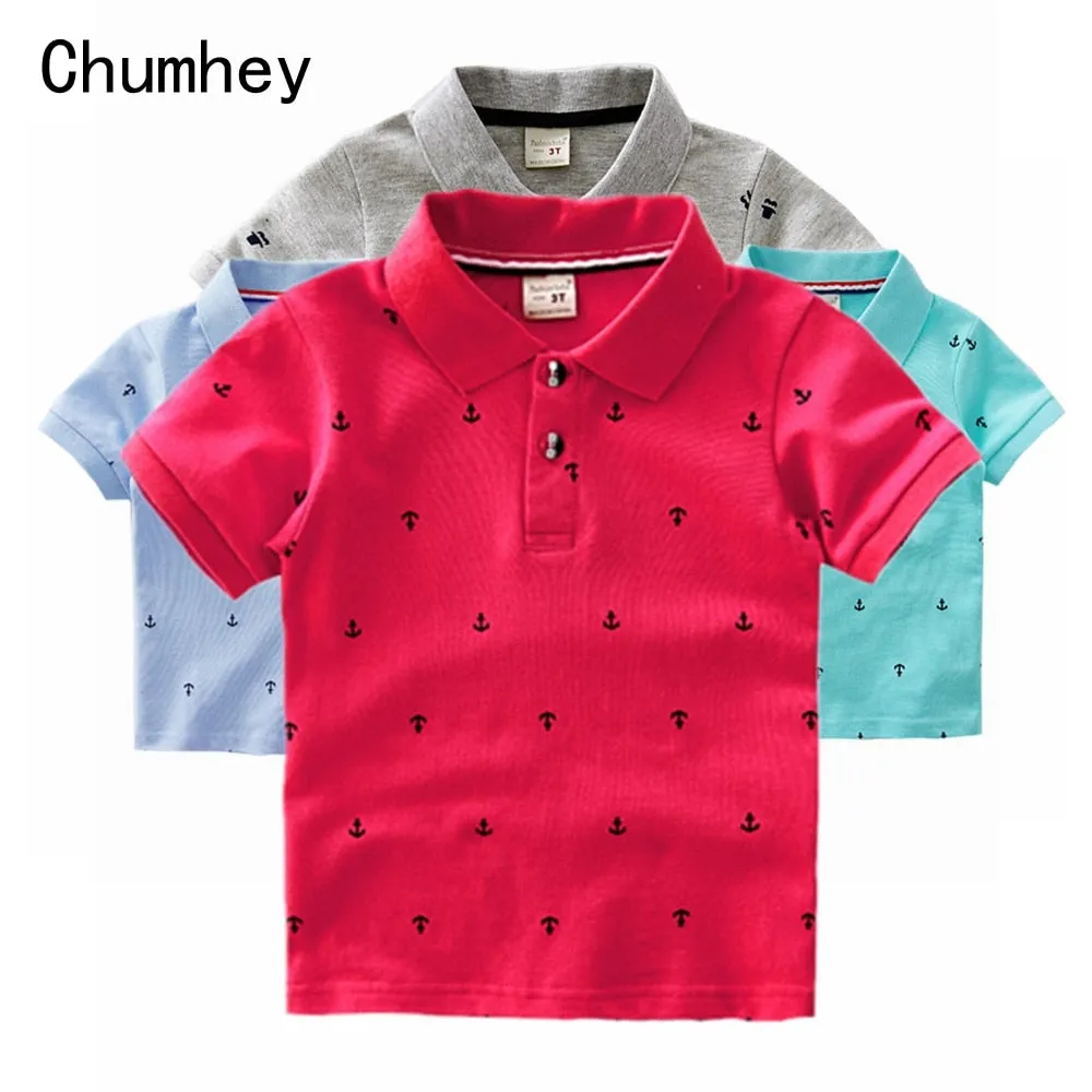 Chumhey High Quality Summer Cotton Boys Shirts