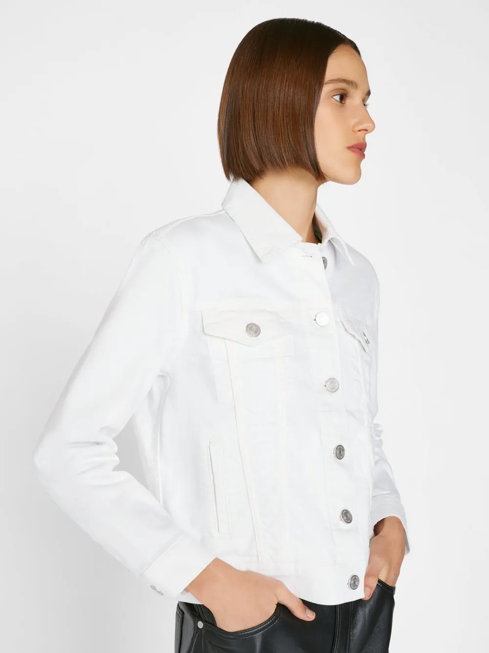 Frame - Le Vintage Jacket in Blanc