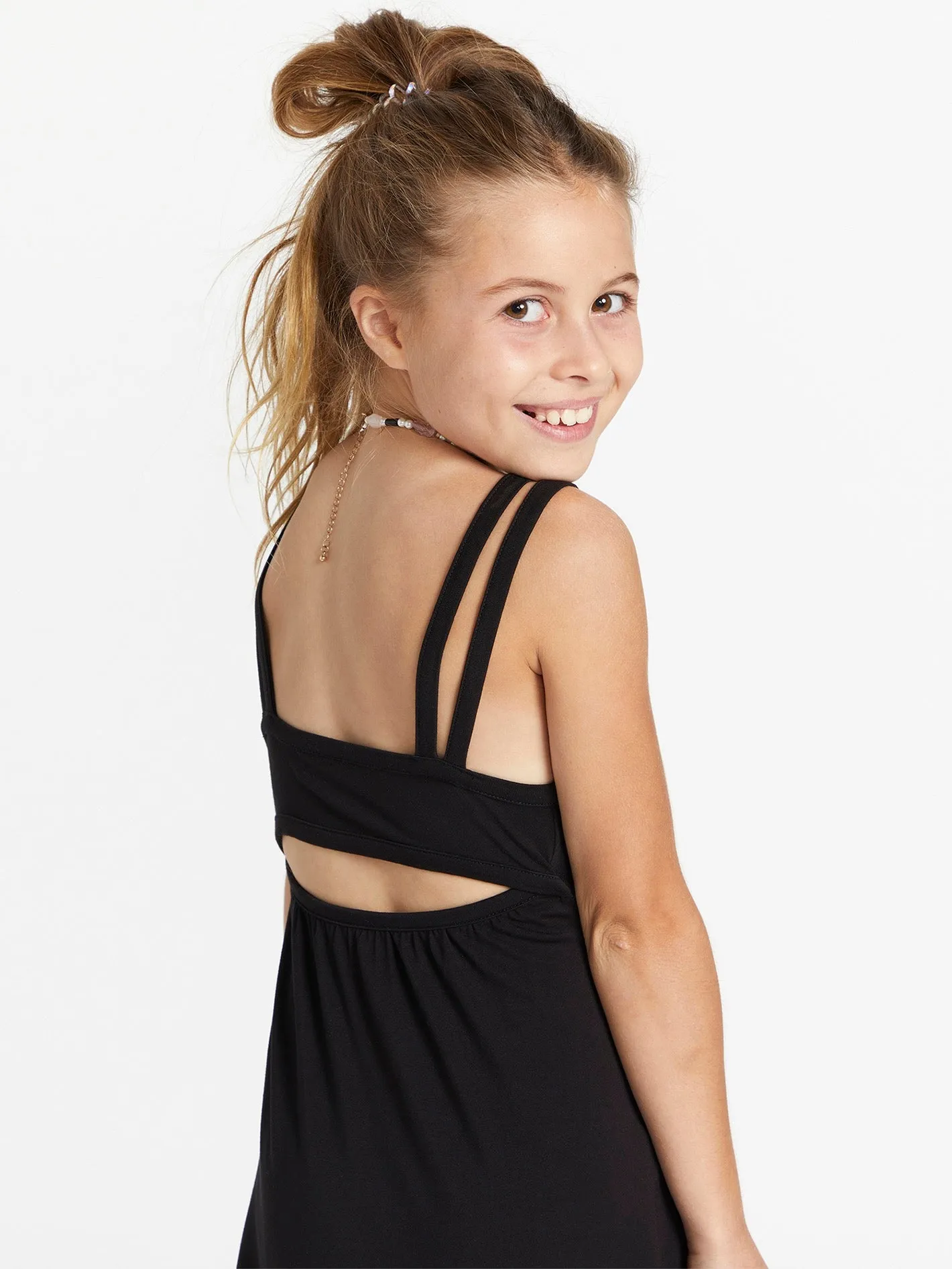 Girls Oceanica Dress - Black