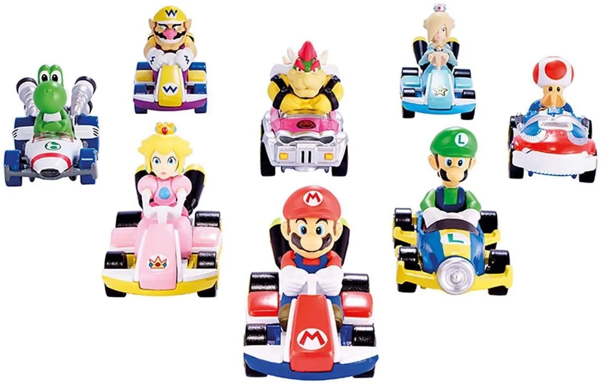 Hot Wheels Mario Kart Mario with P-Wing Racer