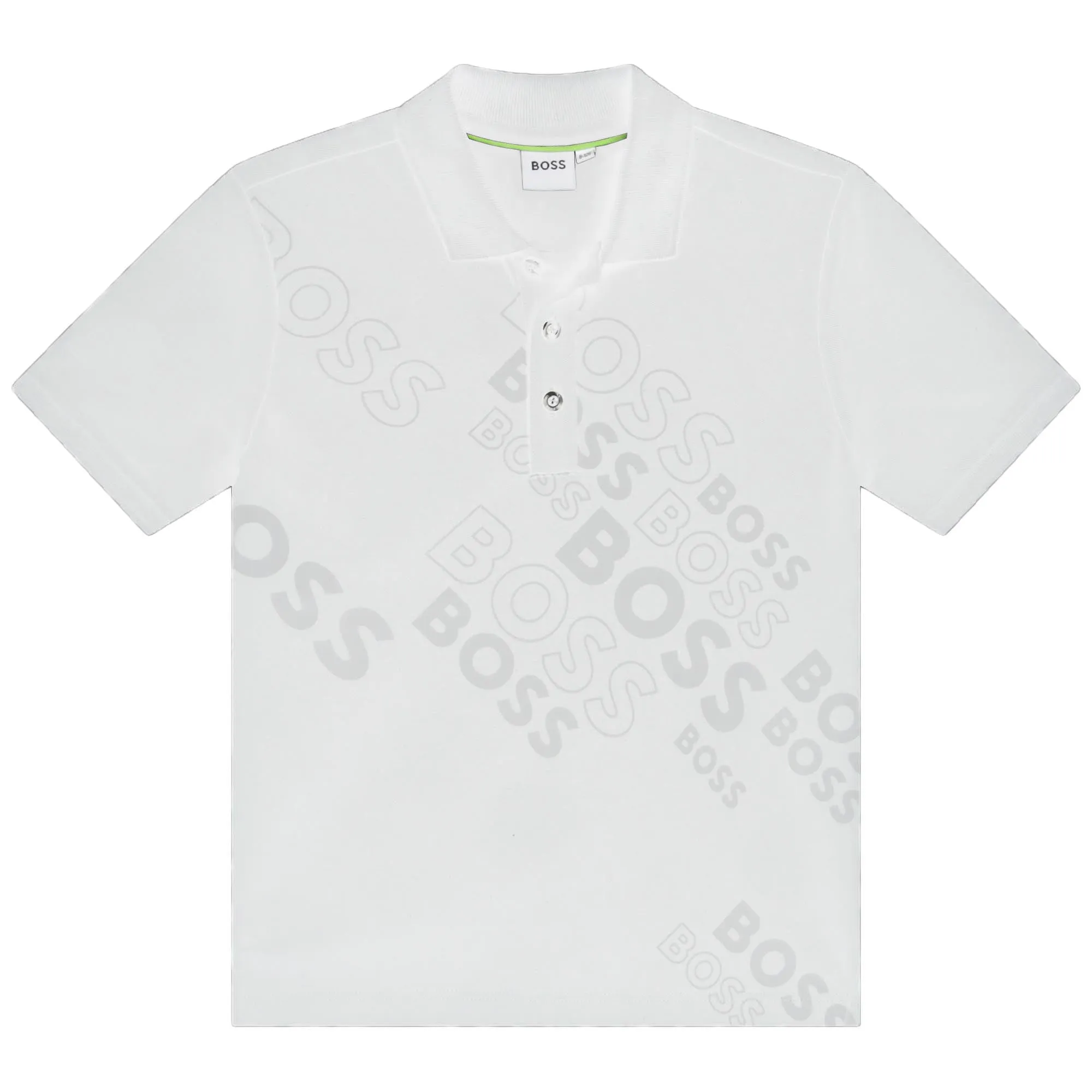 Hugo Boss White Tone on Tone Polo