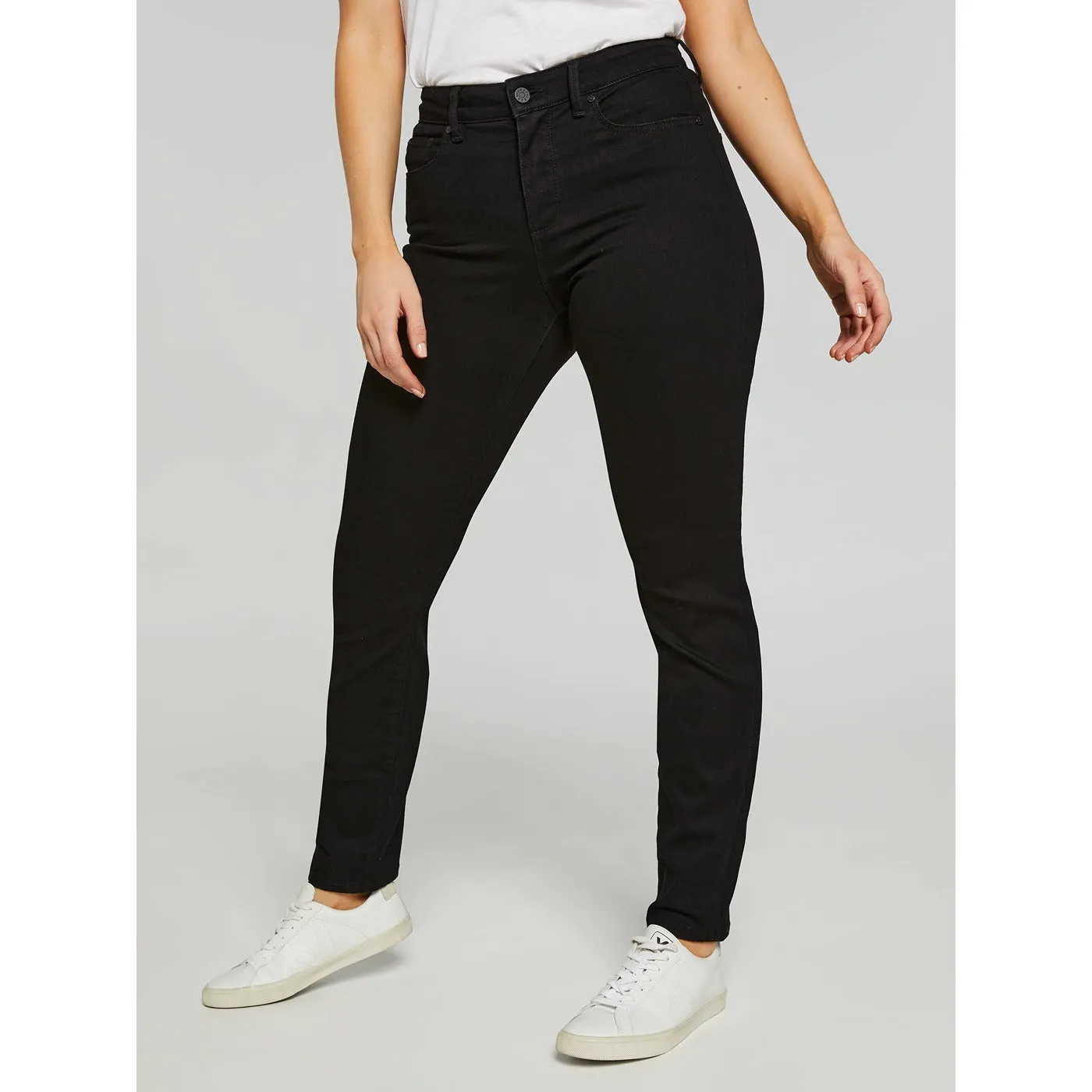 JJ High Rise Black Jeans