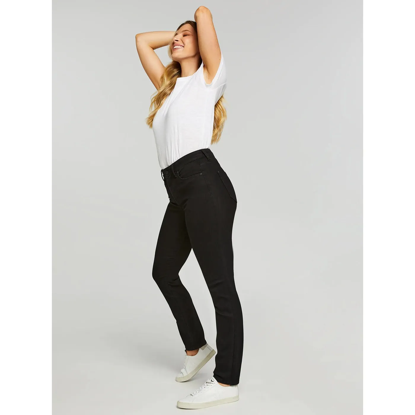 JJ High Rise Black Jeans