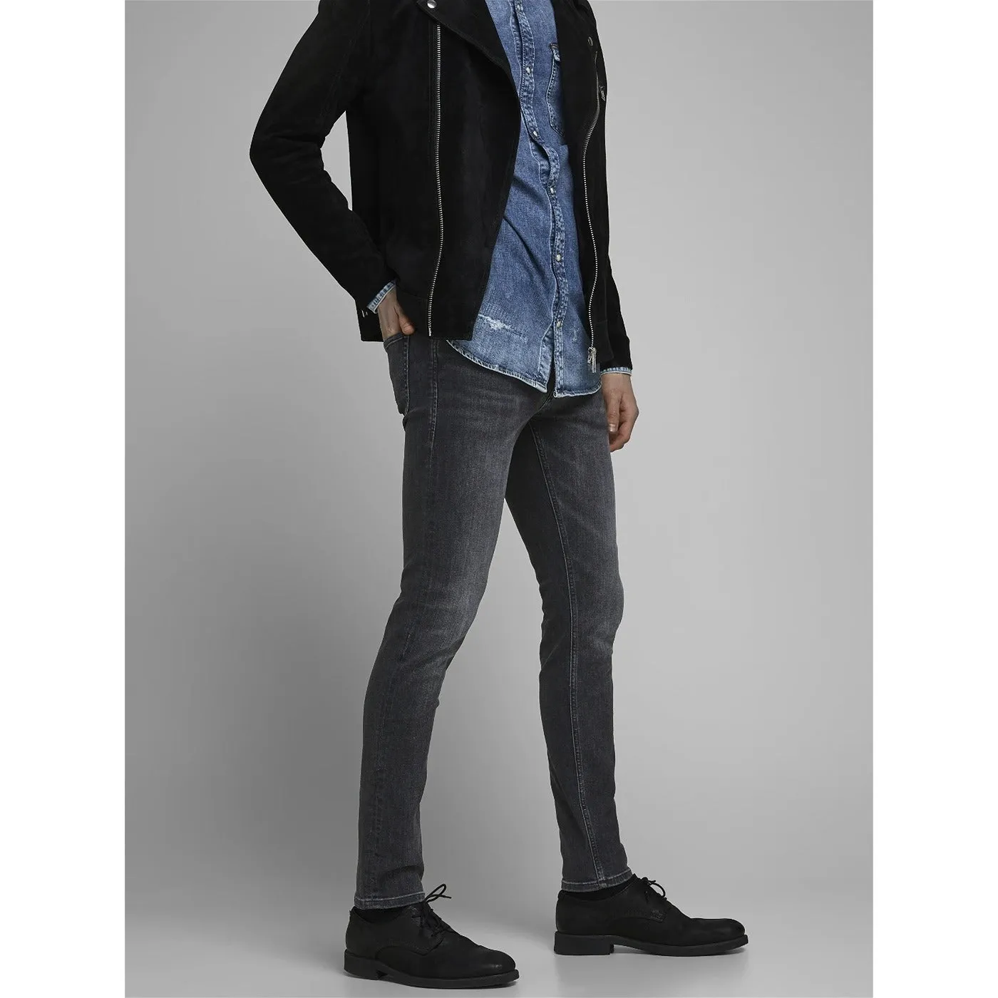 JJ Slim Fit Charcoal Grey Jeans