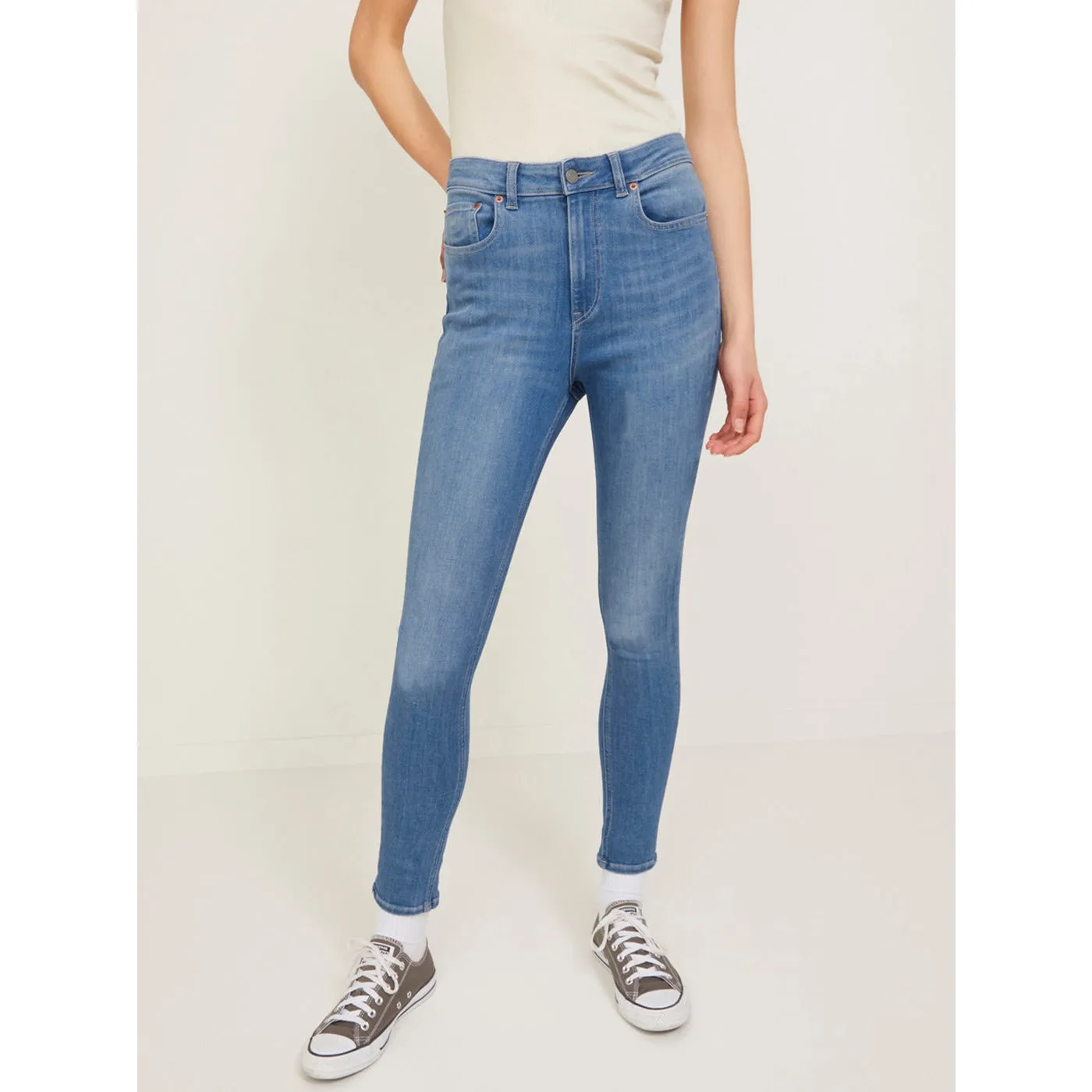 JJXX High Rise Blue Skinny Jeans