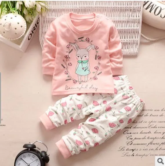 Kids clothes Spring toddler boy clothing set Long sleeve Top Pants 2pcs suits boutique girls clothing Casual Tracksuit set