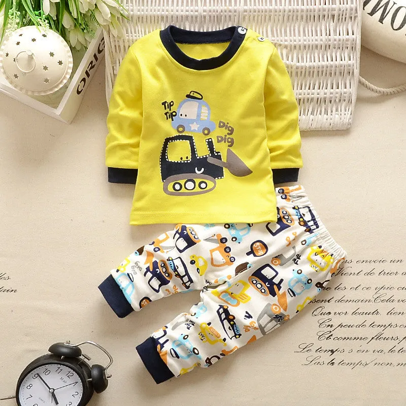 Kids clothes Spring toddler boy clothing set Long sleeve Top Pants 2pcs suits boutique girls clothing Casual Tracksuit set