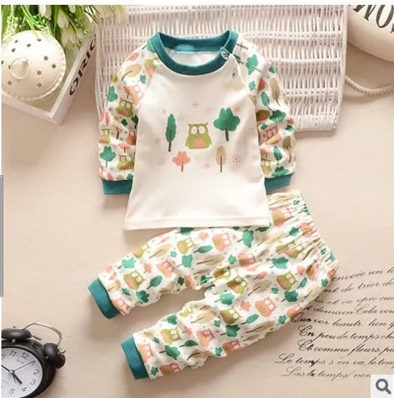 Kids clothes Spring toddler boy clothing set Long sleeve Top Pants 2pcs suits boutique girls clothing Casual Tracksuit set