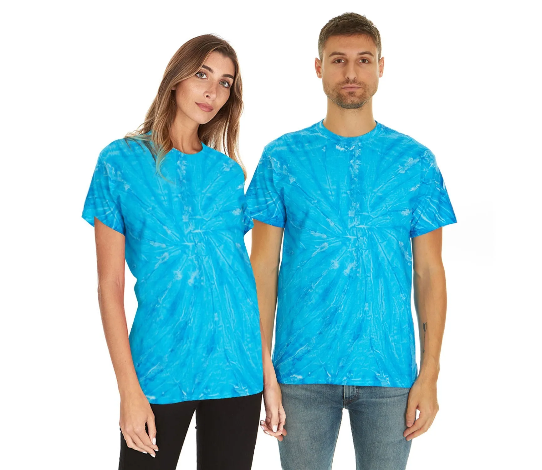 Krazy Tees Tie Dye Shirt Women Tops or 100% Cotton Cute Trendy Tie Dye Shirts for Men, Teens, Youth, Girls & Boys