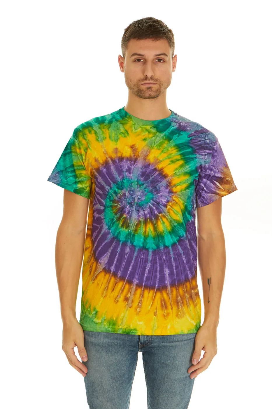 Krazy Tees Tie Dye Shirt Women Tops or 100% Cotton Cute Trendy Tie Dye Shirts for Men, Teens, Youth, Girls & Boys