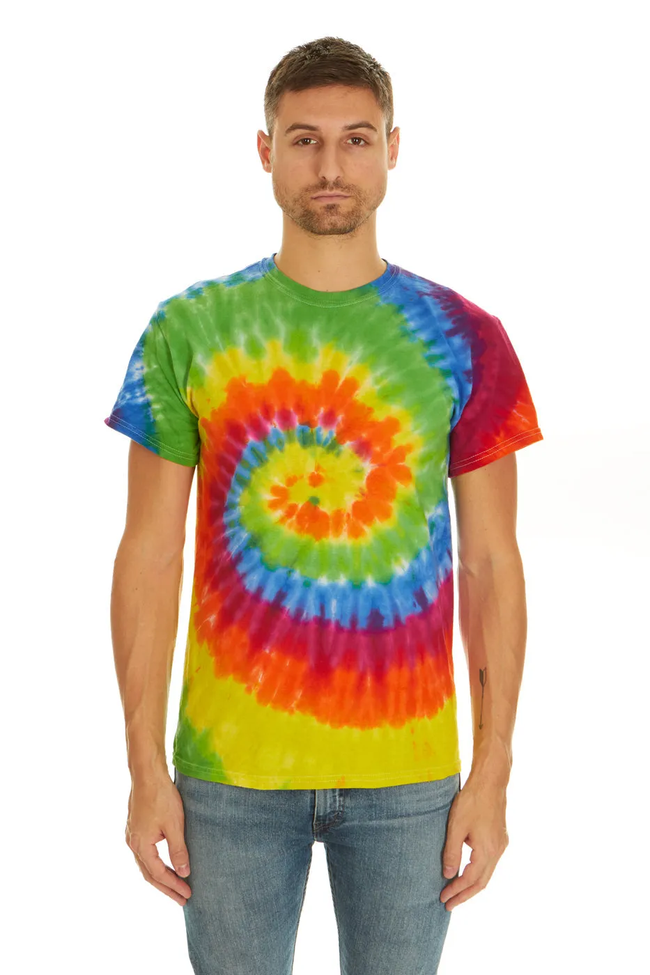 Krazy Tees Tie Dye Shirt Women Tops or 100% Cotton Cute Trendy Tie Dye Shirts for Men, Teens, Youth, Girls & Boys