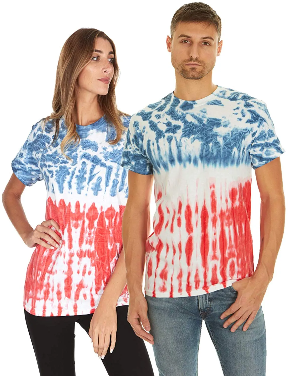 Krazy Tees Tie Dye Shirt Women Tops or 100% Cotton Cute Trendy Tie Dye Shirts for Men, Teens, Youth, Girls & Boys