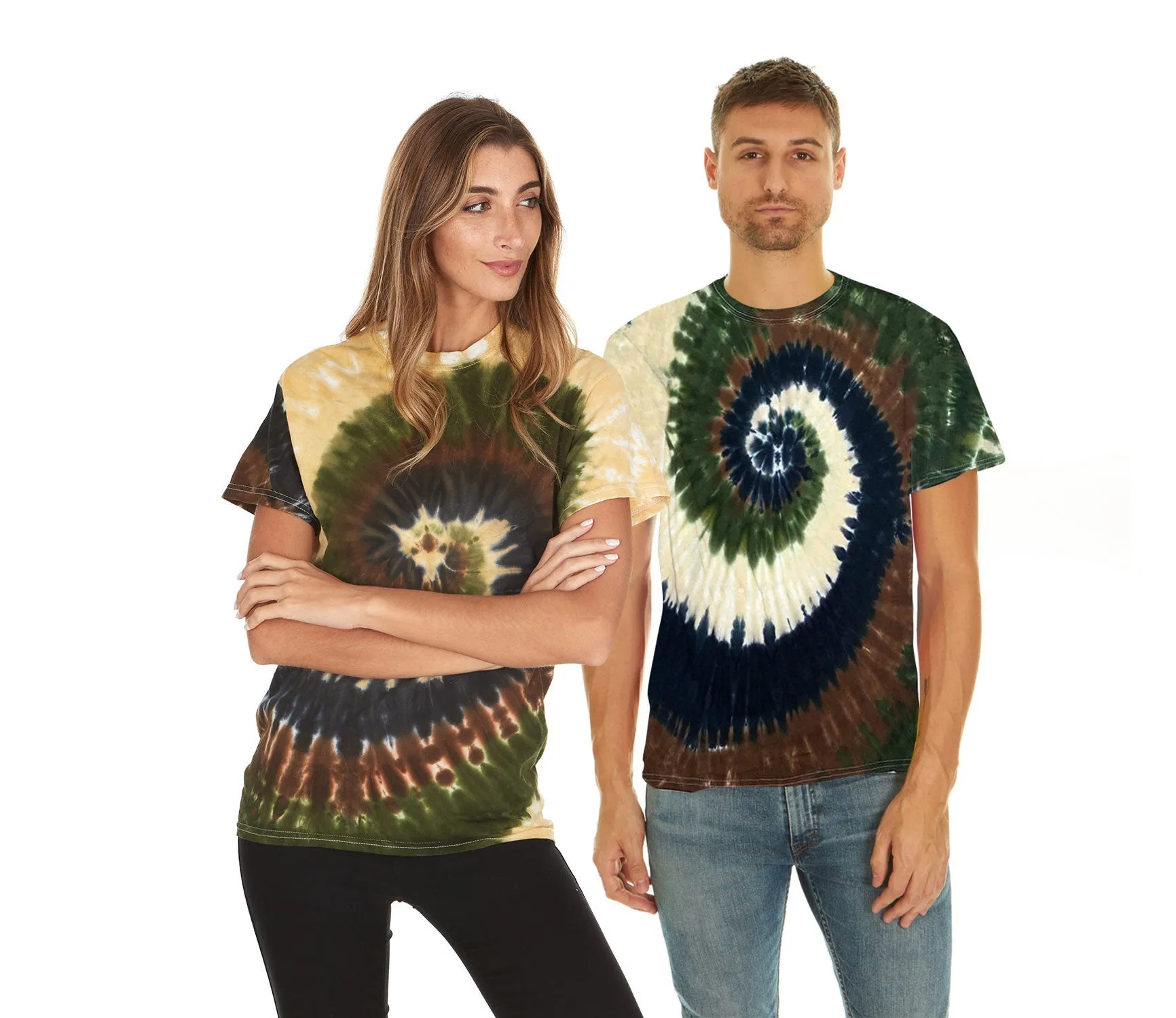 Krazy Tees Tie Dye Shirt Women Tops or 100% Cotton Cute Trendy Tie Dye Shirts for Men, Teens, Youth, Girls & Boys