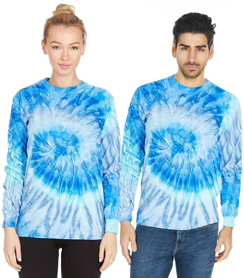 Krazy Tees Tie Dye Shirt Women Tops or 100% Cotton Cute Trendy Tie Dye Shirts for Men, Teens, Youth, Girls & Boys