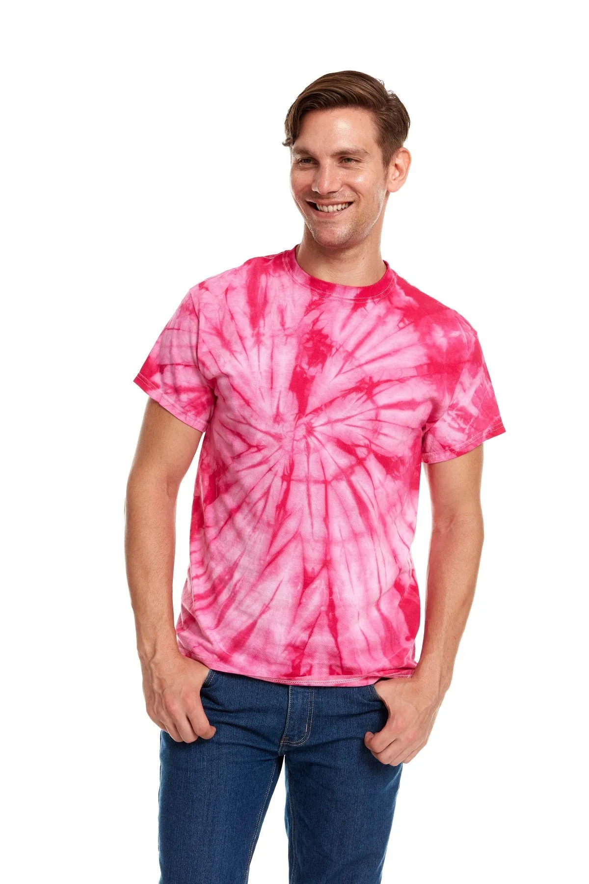 Krazy Tees Tie Dye Shirt Women Tops or 100% Cotton Cute Trendy Tie Dye Shirts for Men, Teens, Youth, Girls & Boys