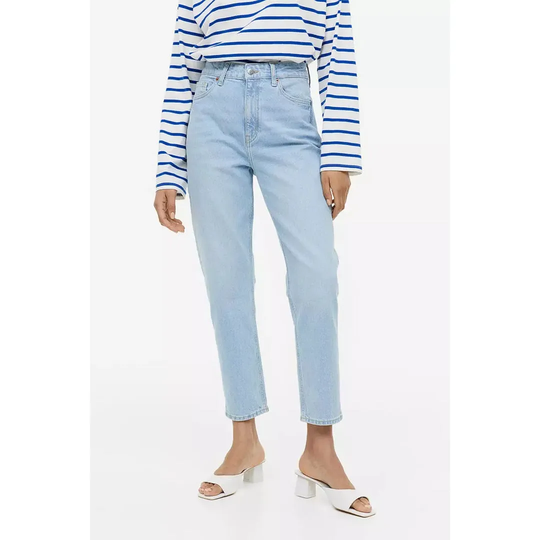 Light Blue Mom High Jeans