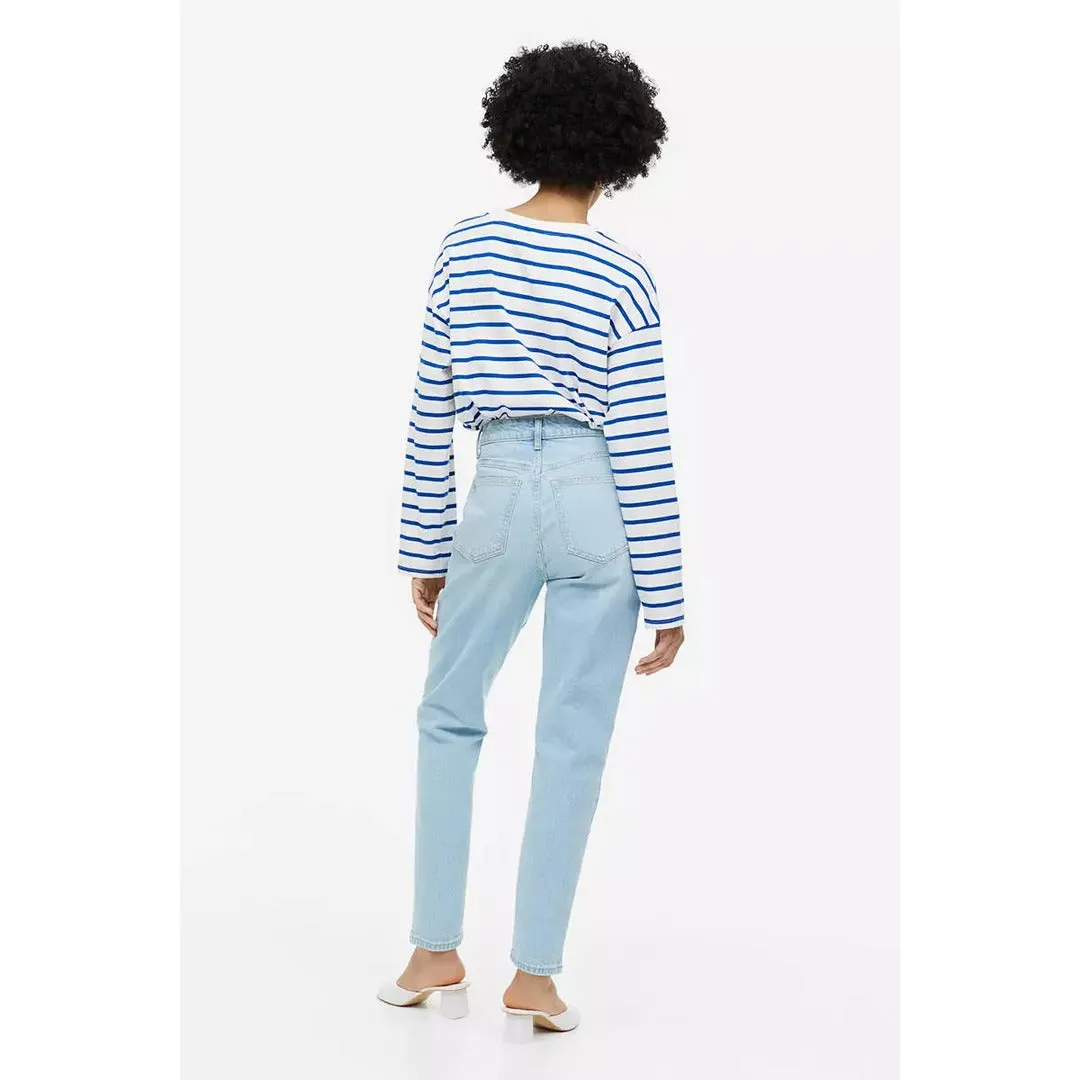 Light Blue Mom High Jeans