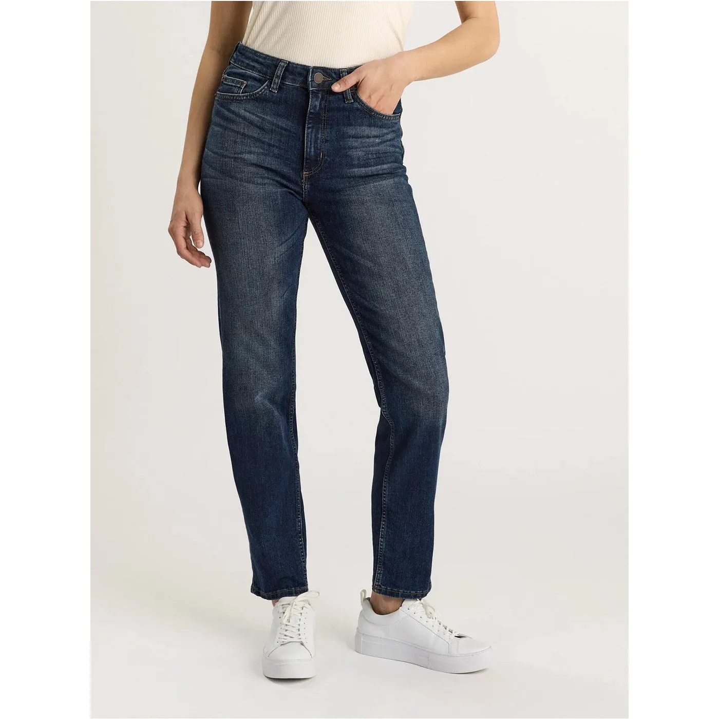 LNDX High Waist Straight Jeans