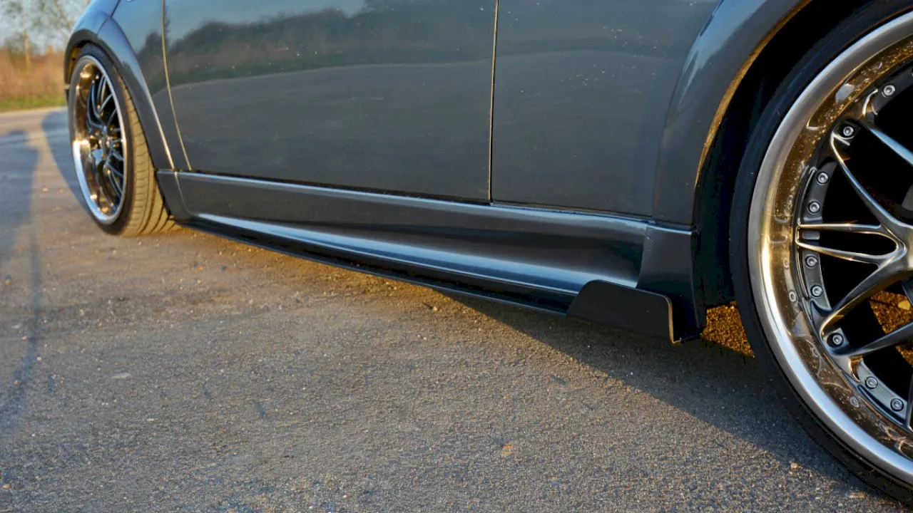 Maxton Design - RACING SIDE SKIRTS DIFFUSERS MINI R53 COOPER S JCW (2003-2006)