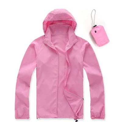 Men&Women Quick Dry Skin Jackets Waterproof Anti-UV Coats Outdoor Sports Brand Clothing Camping Hiking Male&Female Jacket MA014