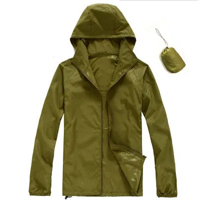 Men&Women Quick Dry Skin Jackets Waterproof Anti-UV Coats Outdoor Sports Brand Clothing Camping Hiking Male&Female Jacket MA014