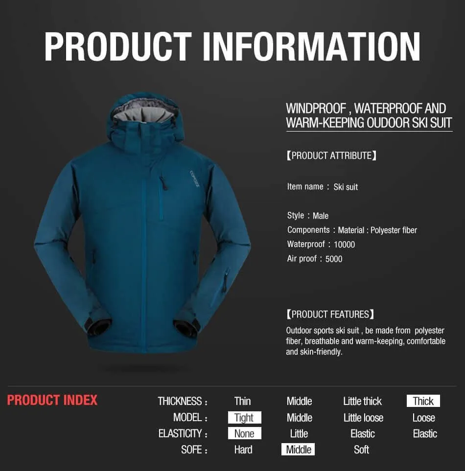 Men's Snowboard & Ski Jacket