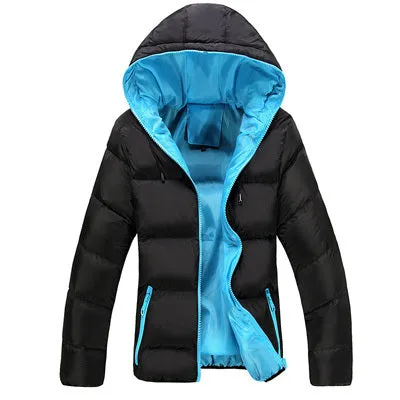 Mountainskin 5XL Men Winter Casual New Hooded Thick Padded Jacket Zipper Slim Men And Women Coats Men Parka Outwear Warm EDA020