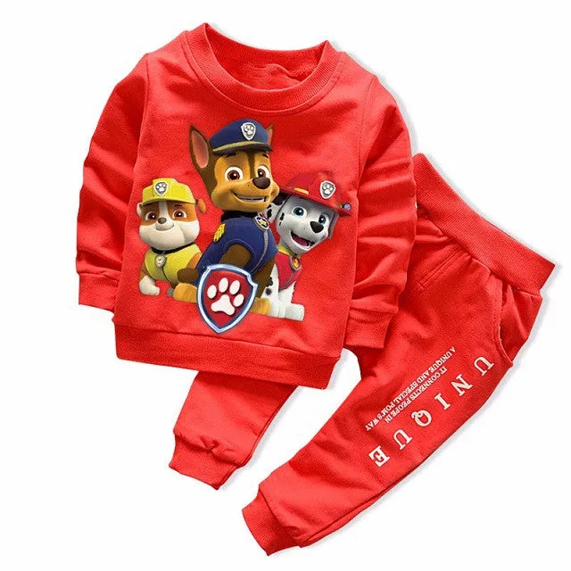 New Baby Boys Girls clothing set Fashion Sport Clothes Children Spring 2-pc Boys Clothing Set Girls Clothes Suit boys clothes