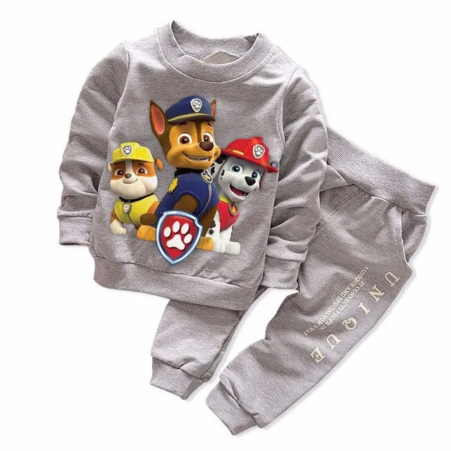 New Baby Boys Girls clothing set Fashion Sport Clothes Children Spring 2-pc Boys Clothing Set Girls Clothes Suit boys clothes