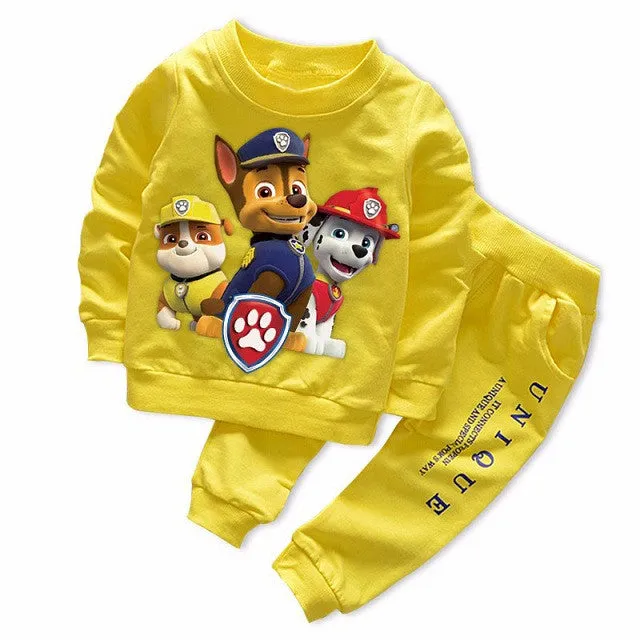 New Baby Boys Girls clothing set Fashion Sport Clothes Children Spring 2-pc Boys Clothing Set Girls Clothes Suit boys clothes