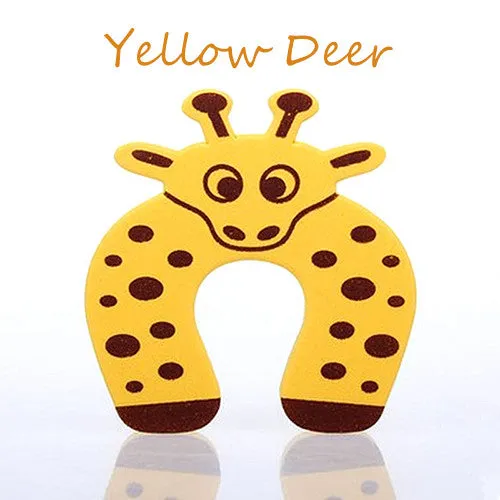 New Child Finger Corner Guard Baby Infant Safety Protector Stopper Kids Cute Cartoon Animals Door Jammer Hign Quality BFH02