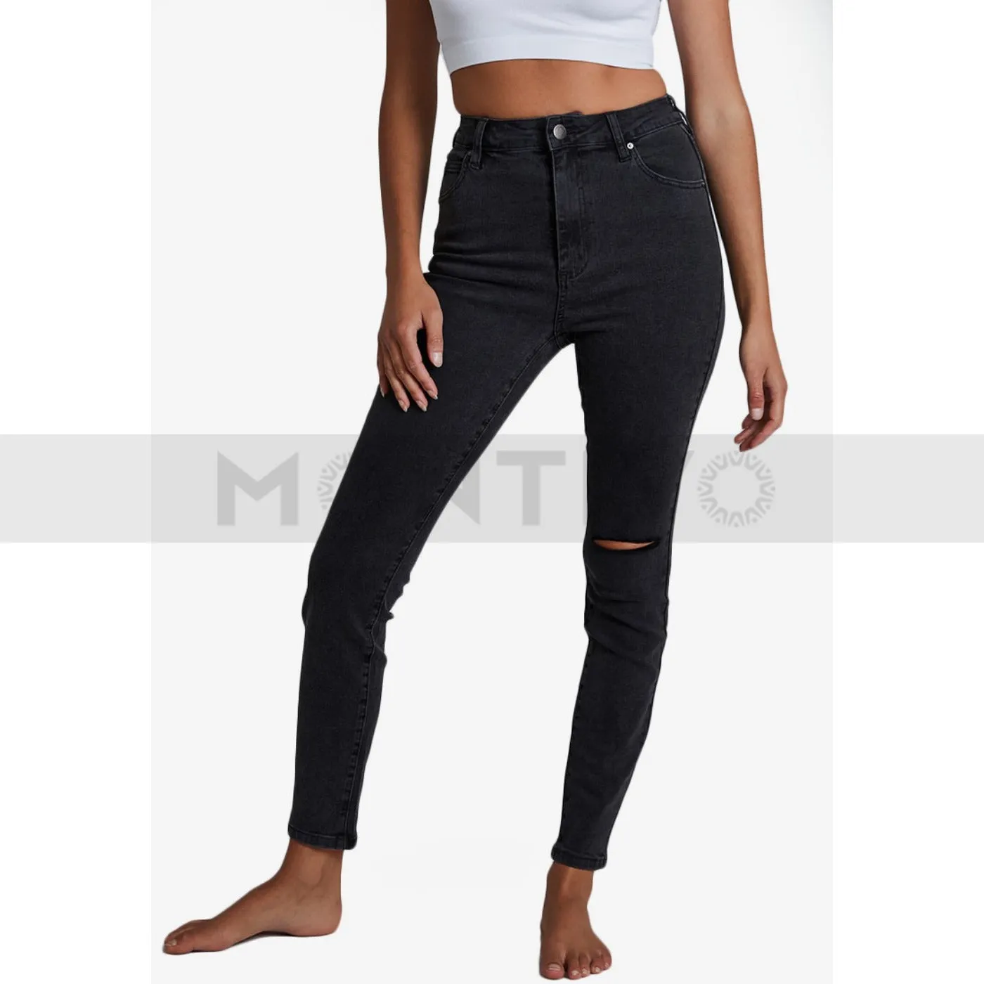 ON Black High Rise Skinny Jeans