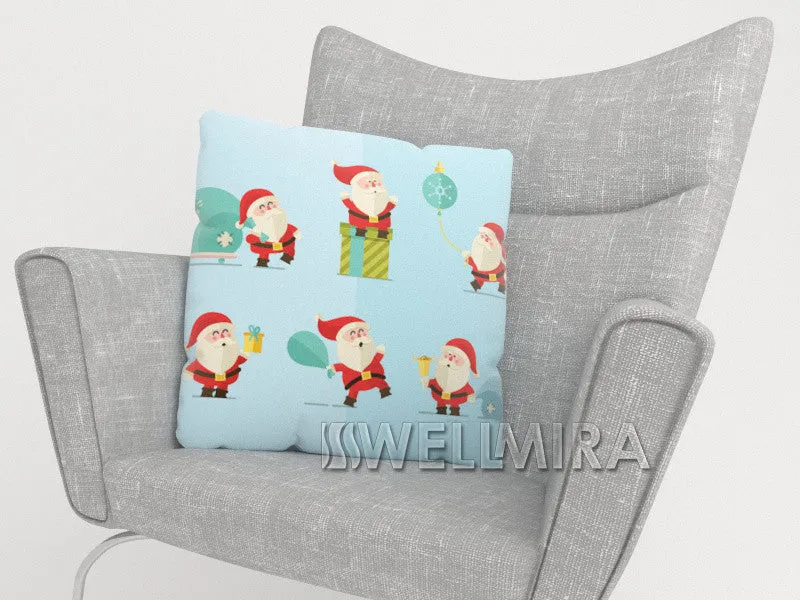 Pillowcase Happy Santas