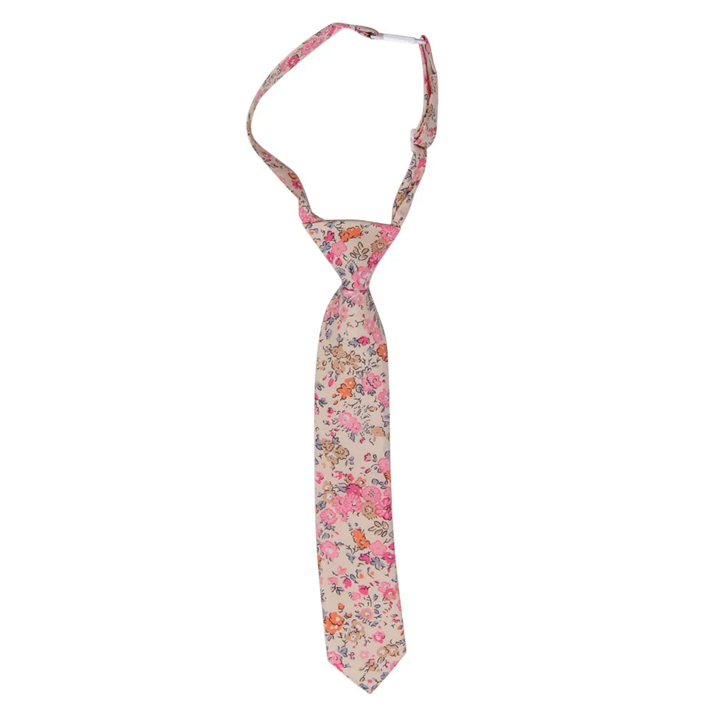 Pink Meadow Boys Tie